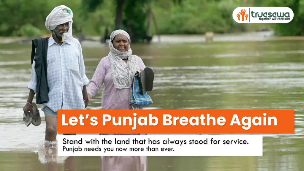 Truesewa Campaign Banner Punjab Flood